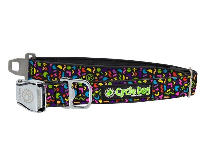 Cycle Dog RegWidth Collar with Metal Latch-Lock Buckle for Dogs, Totally Tubular, Medium