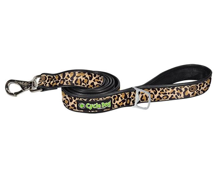 Cycle Dog RegWidth Dog Leash, Leopard, 6-ft