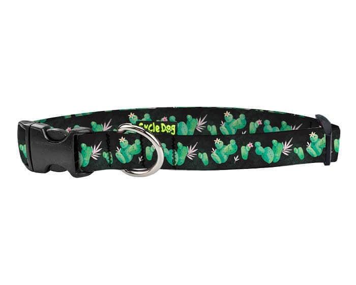 Cycle Dog Ecoweave SkinnyWidth Collar with Plastic Buckle for Dogs, Cactus, Small