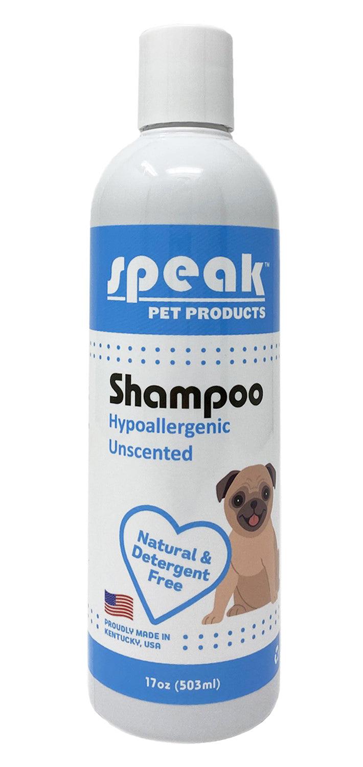 Speak Pet Products Hypoallergenic Unscented Dog Shampoo, 17-oz