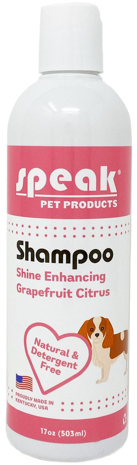 Speak Pet Products Shine Enhancing Grapefruit Citrus Dog Shampoo, 17-oz