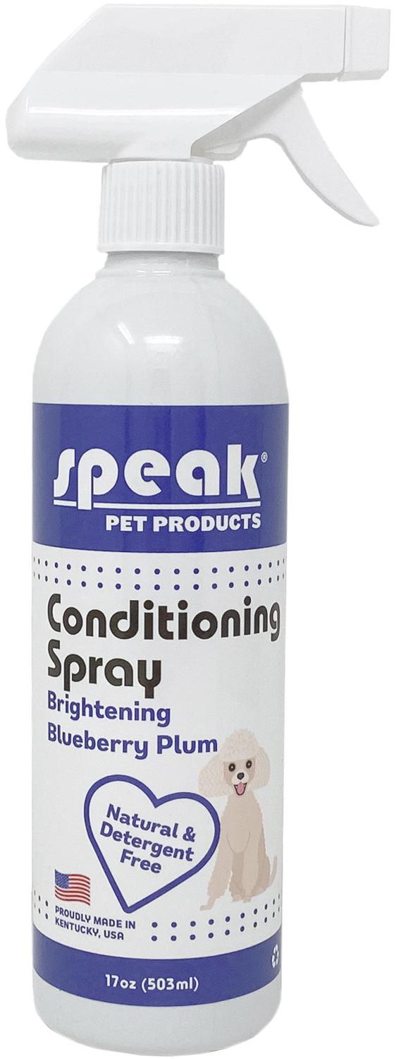 Speak Pet Products Brightening Blueberry Plum Dog Conditioner, 17-oz