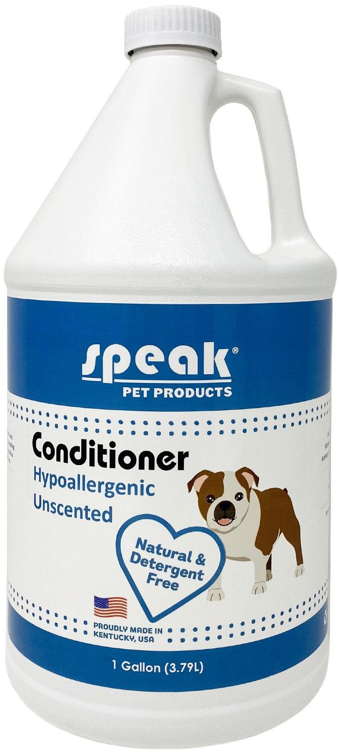 Speak Pet Products Hypoallergenic Unscented Dog Conditioner, 1-gal