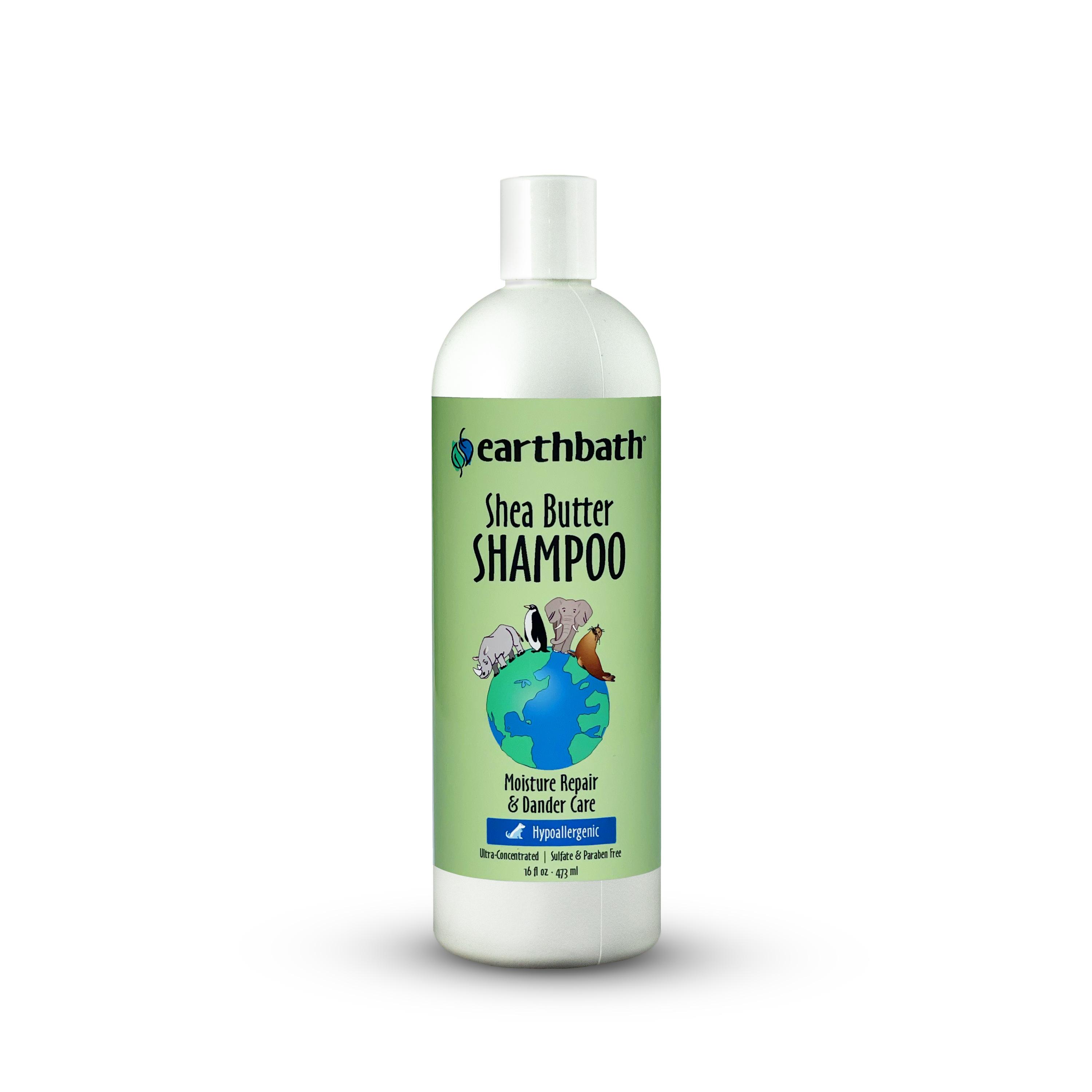 Earthbath Hypoallergenic Shea Butter Pet Shampoo, 16-oz