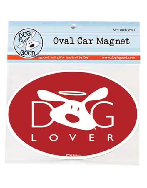 Dog is Good D-Bolo-G Lover Oval Car Magnet, 4-in x 6-in