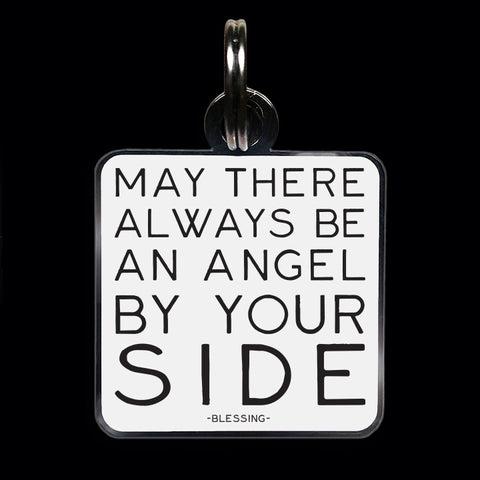 Quotable angel by your side Pet Collar Charms