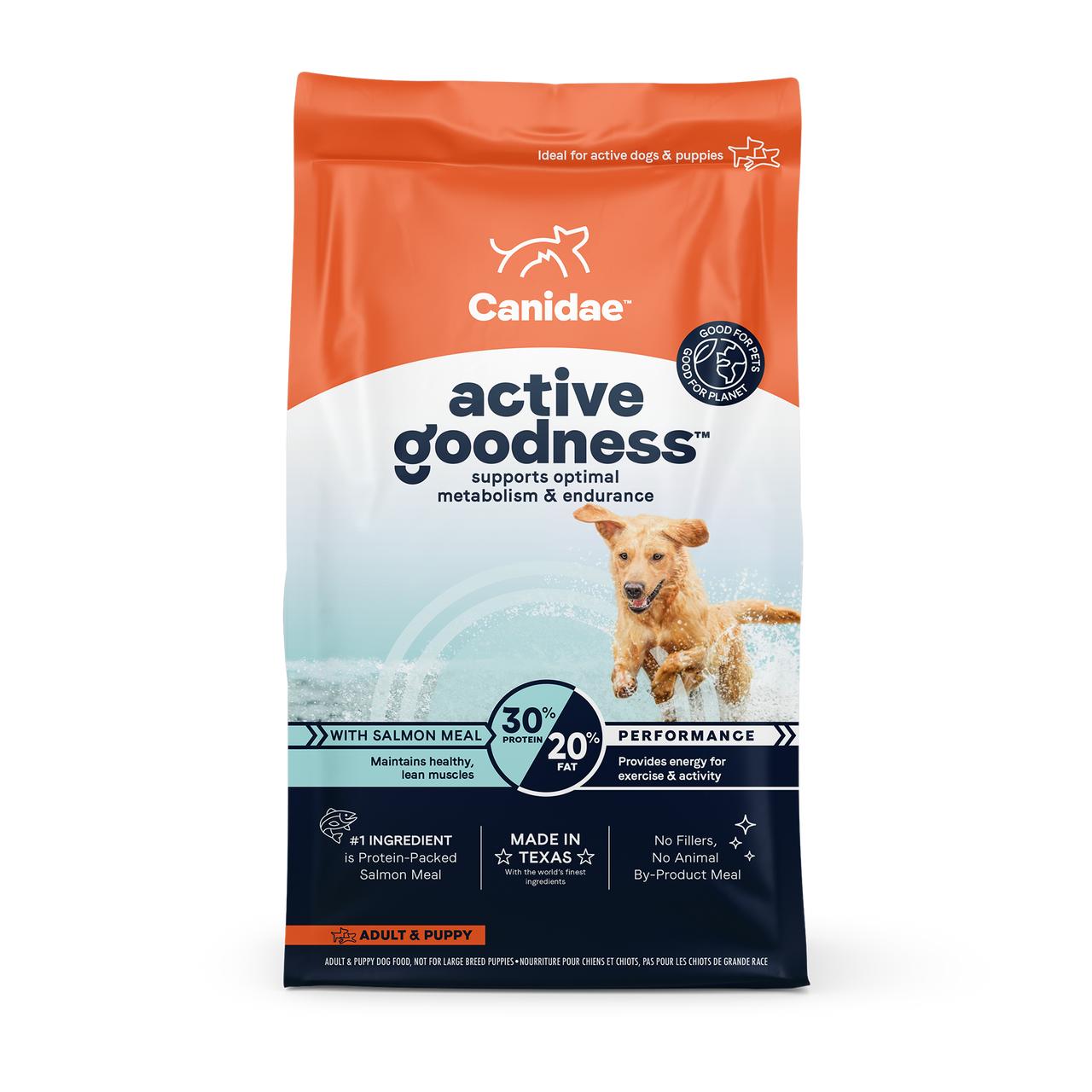 Canidae Active Goodness Salmon Meal Formula Dry Dog Food, 30-lb