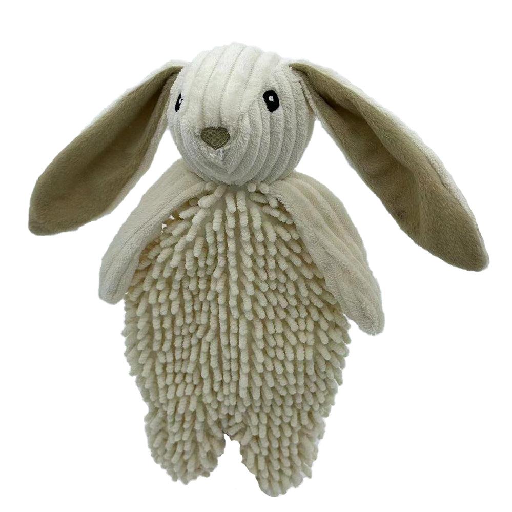 Petlou Natural Floppy Bunny Dog Toy, 13-in