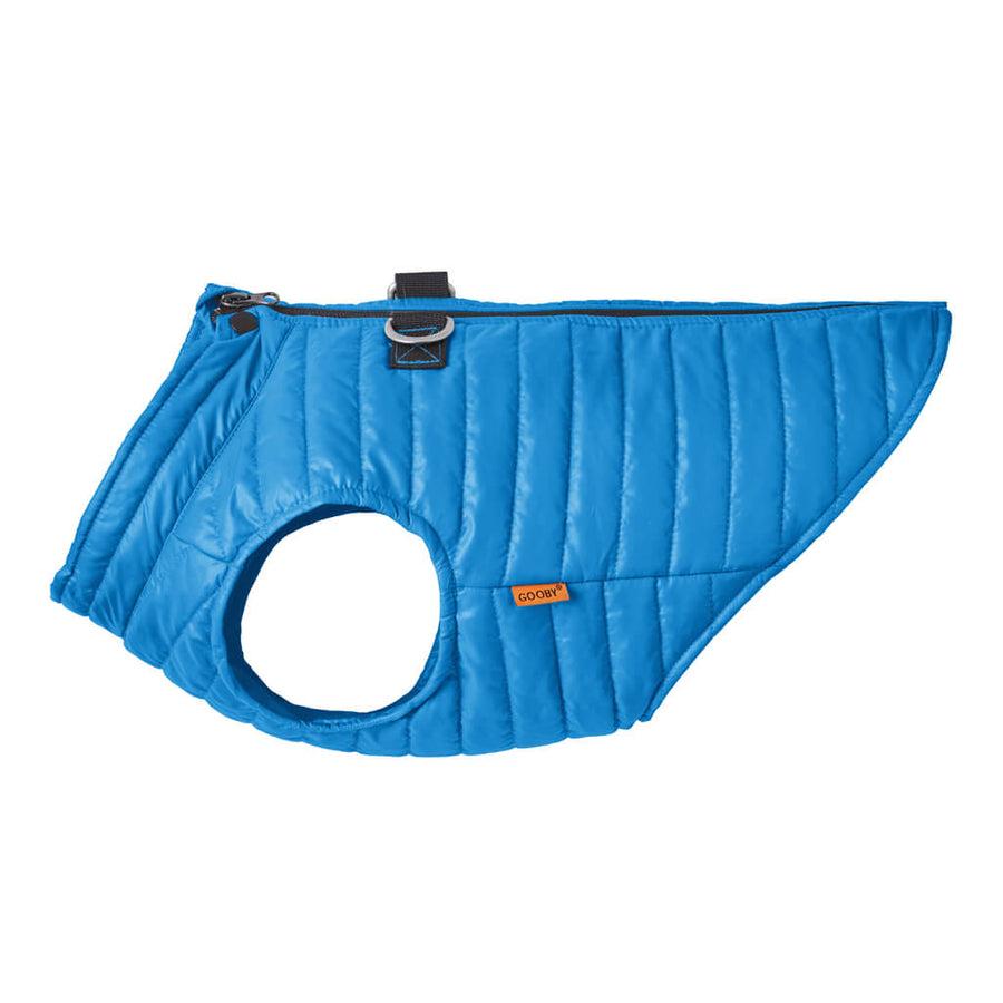 Gooby Puffer Dog Vest, Blue, X-Large