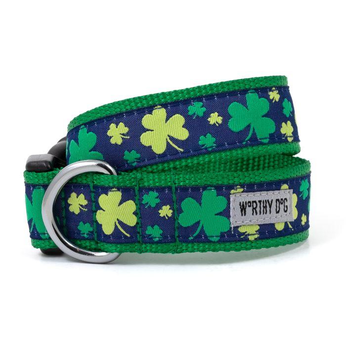 The Worthy Dog Lucky Dog Collar, Blue, Small