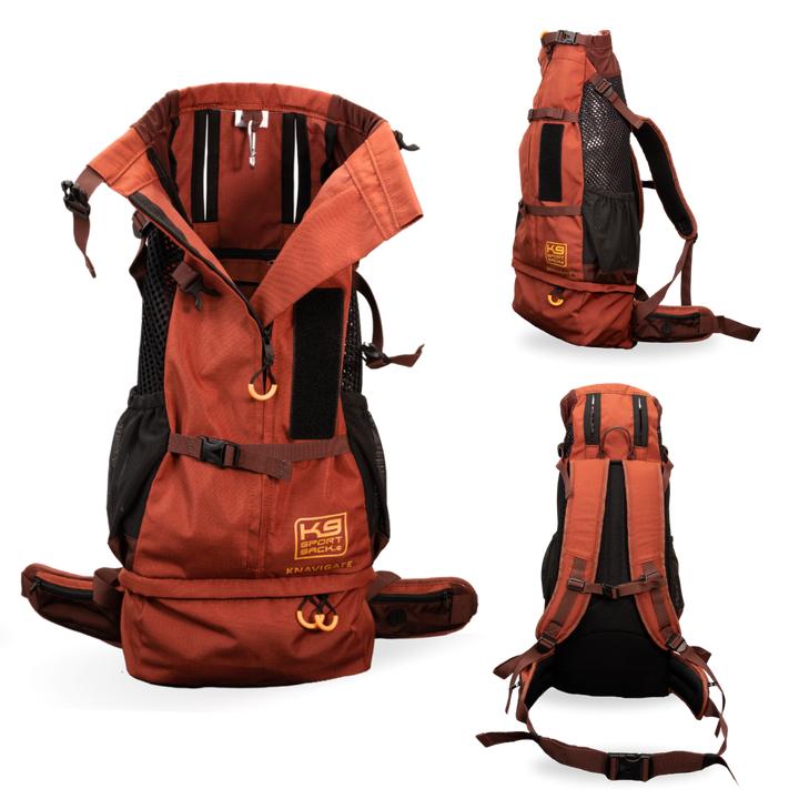 K9 Sport Sack Knavigate Backpack Dog Carrier, Dune Red, Medium