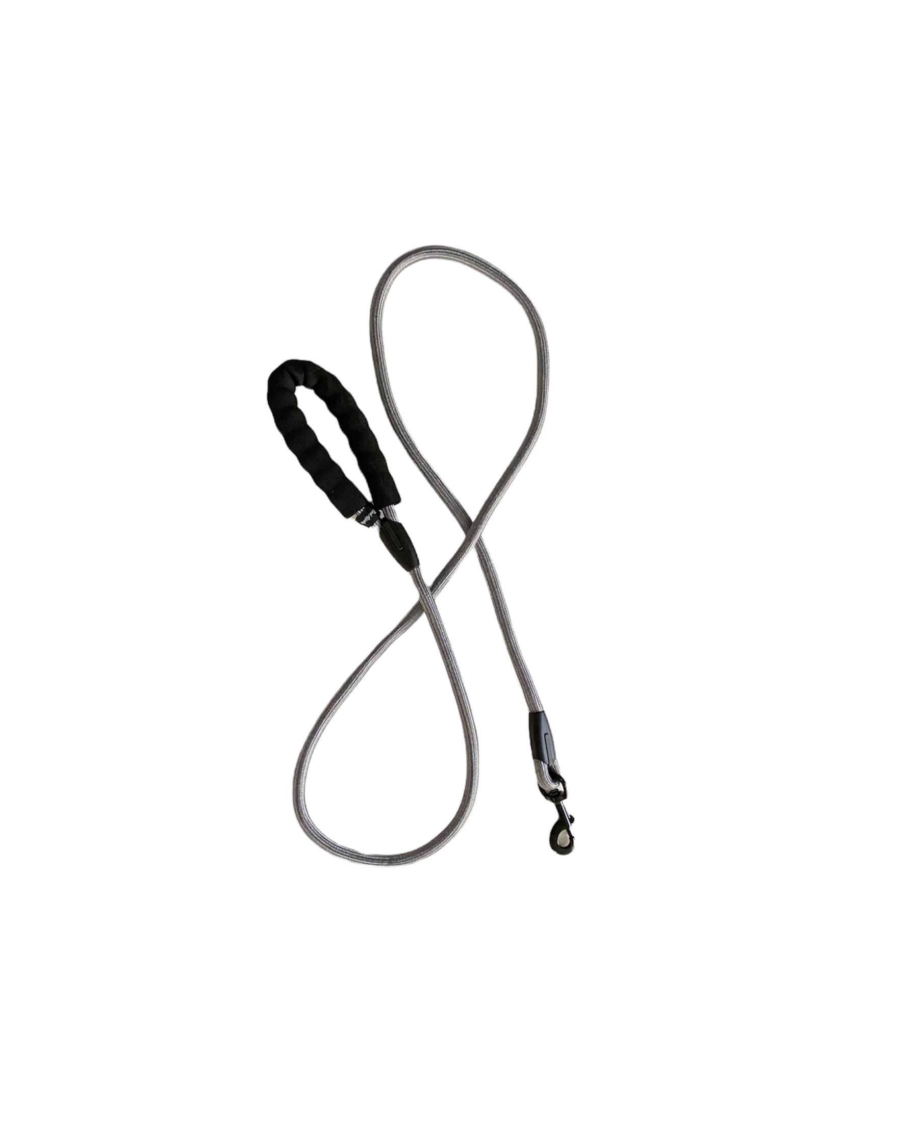 Bark Appeal Rope Dog Leash, Gray, 6-ft
