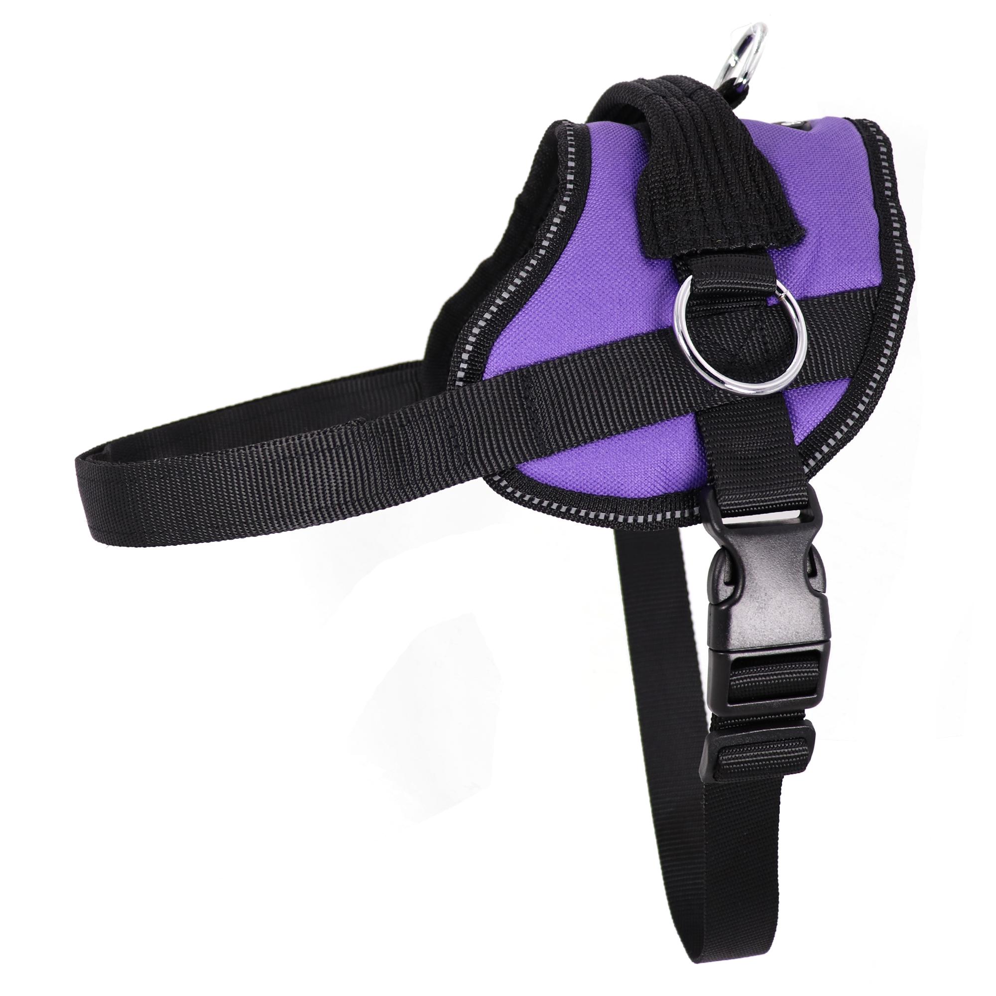 Bark Appeal Reflective No-Pull Dog Harness, Purple, X-Small