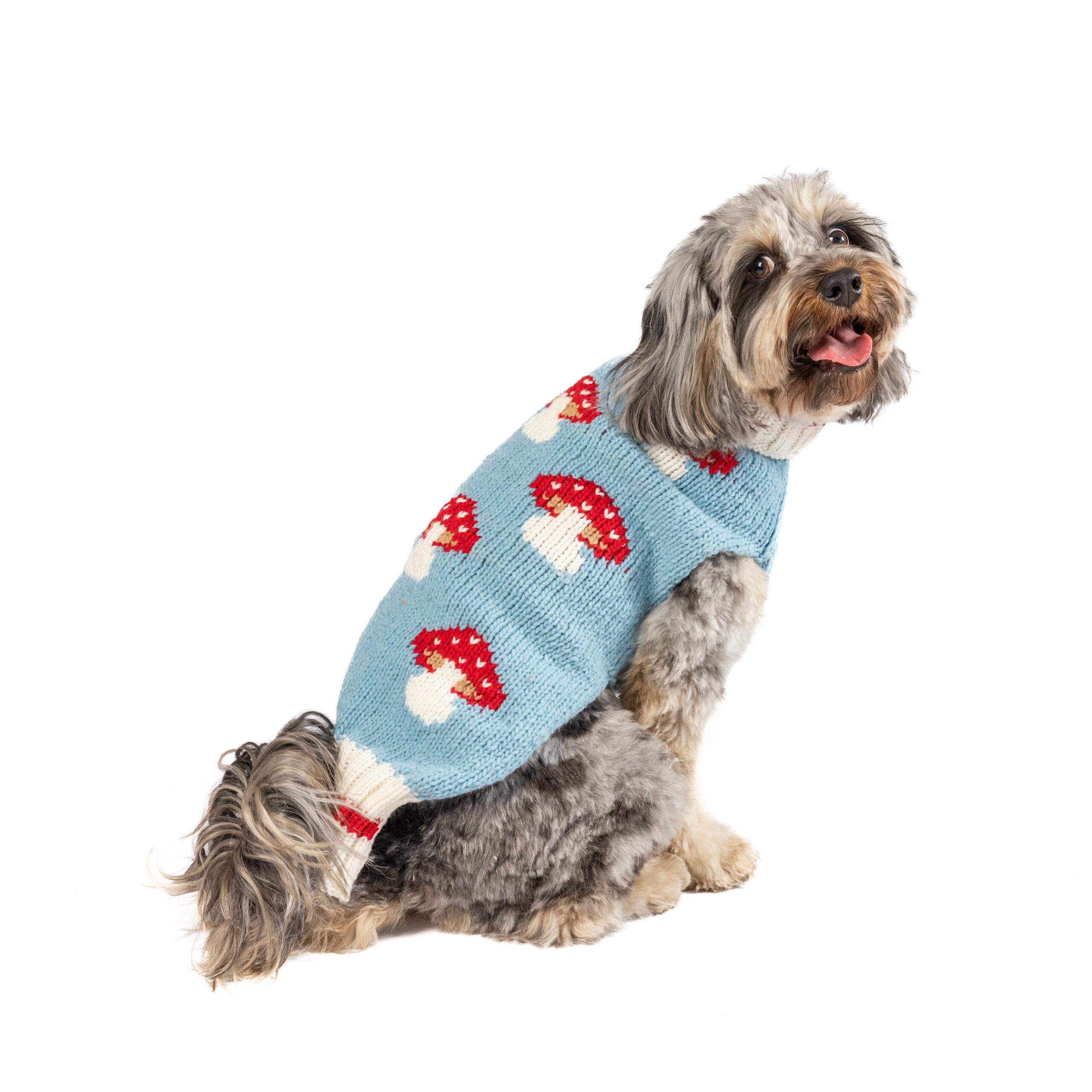 Chilly Dog Mushroom Dog Sweater, XX-Large