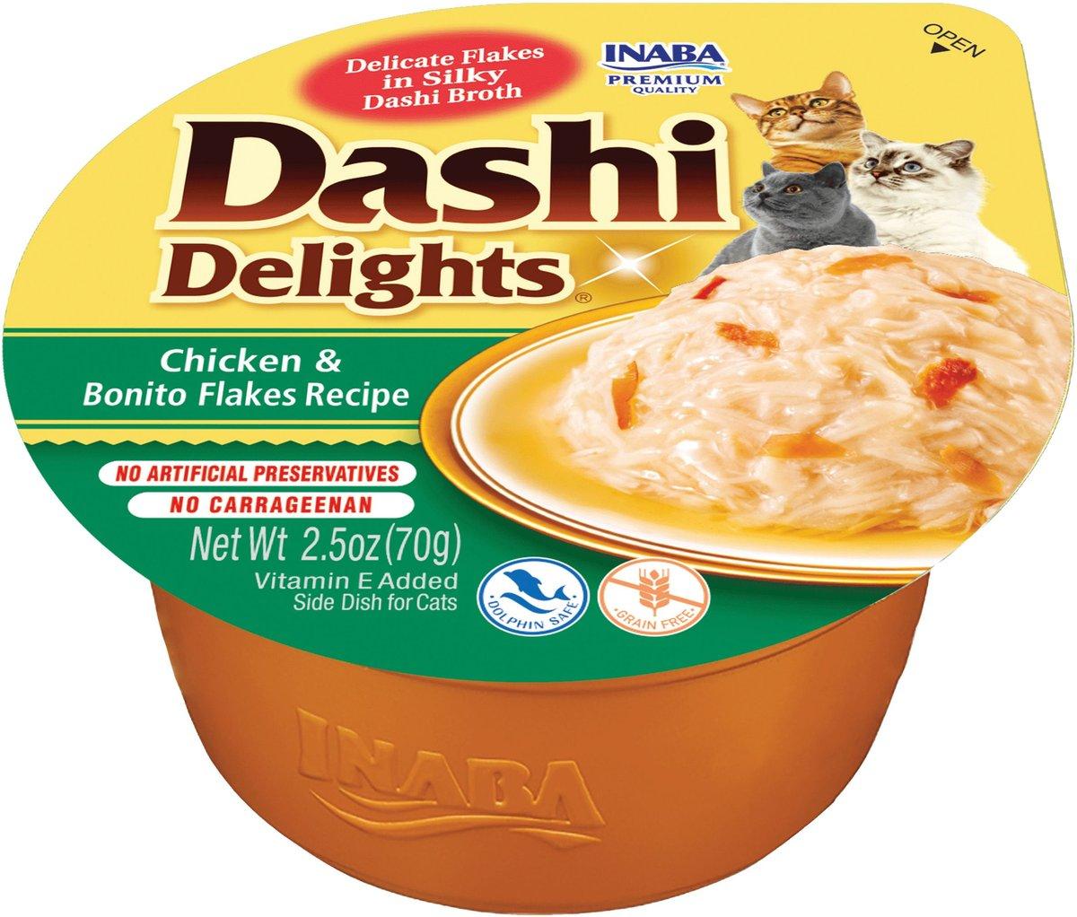 INABA Dashi Delights Chicken & Bonita Flakes Cat Food Topper & Treats