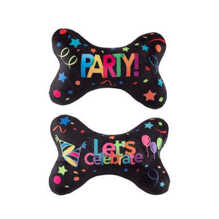 Hip Doggie Party Bone Dog Toy, Large