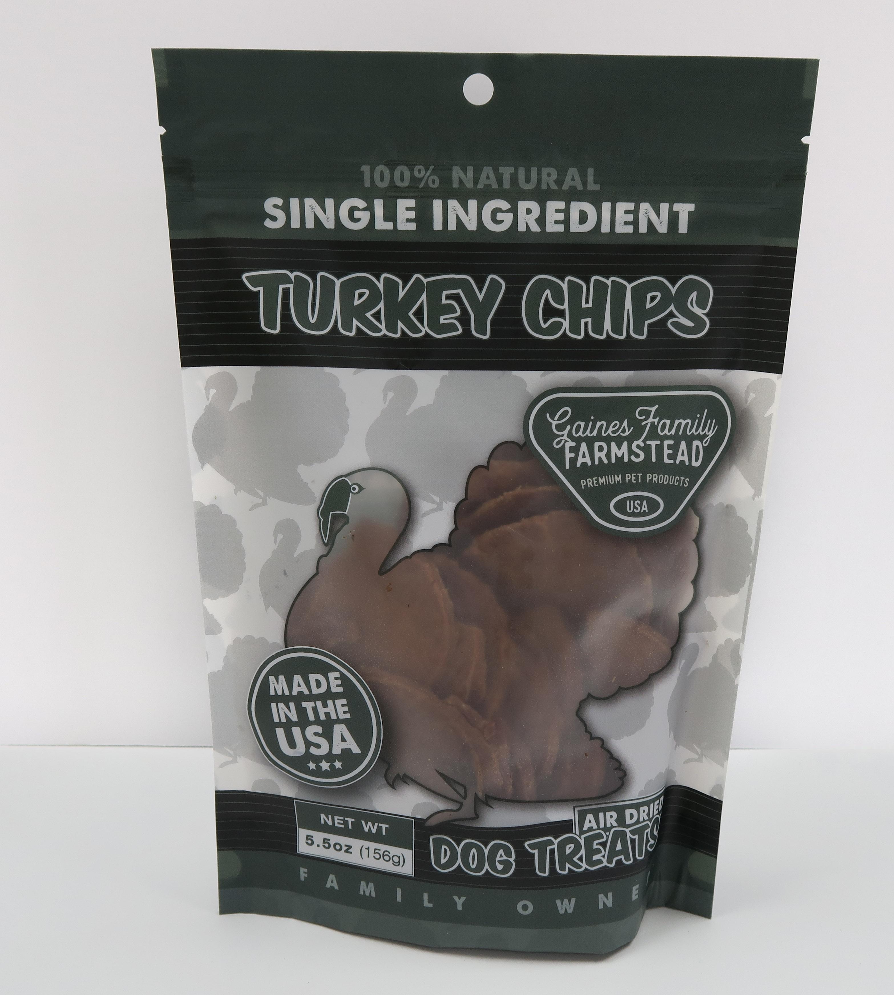 Gaines Family Farmstead Turkey Chips Dog Treats