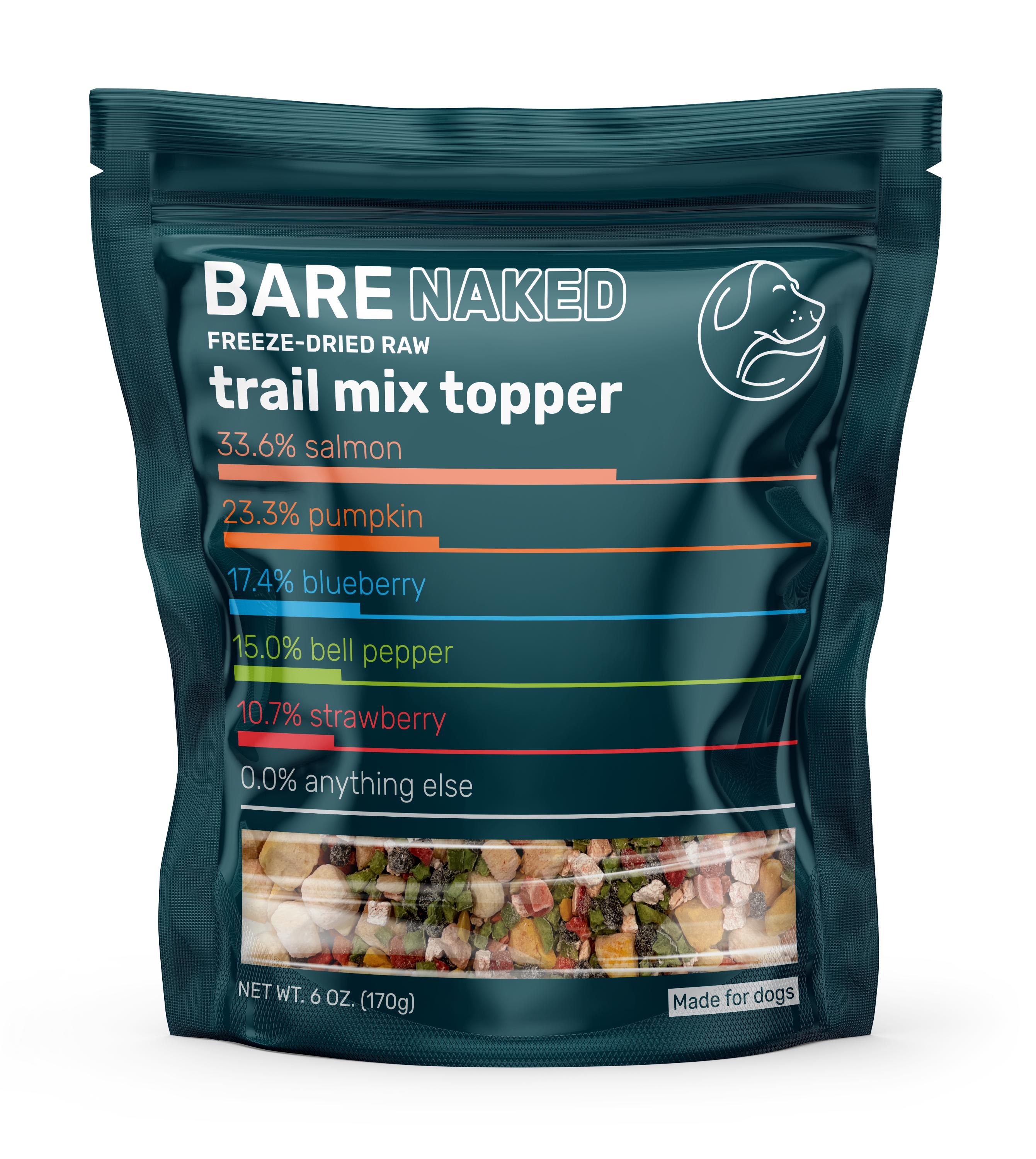 Bare Naked Trail Mix Salmon Freeze-Dried Raw Dog Food Topper