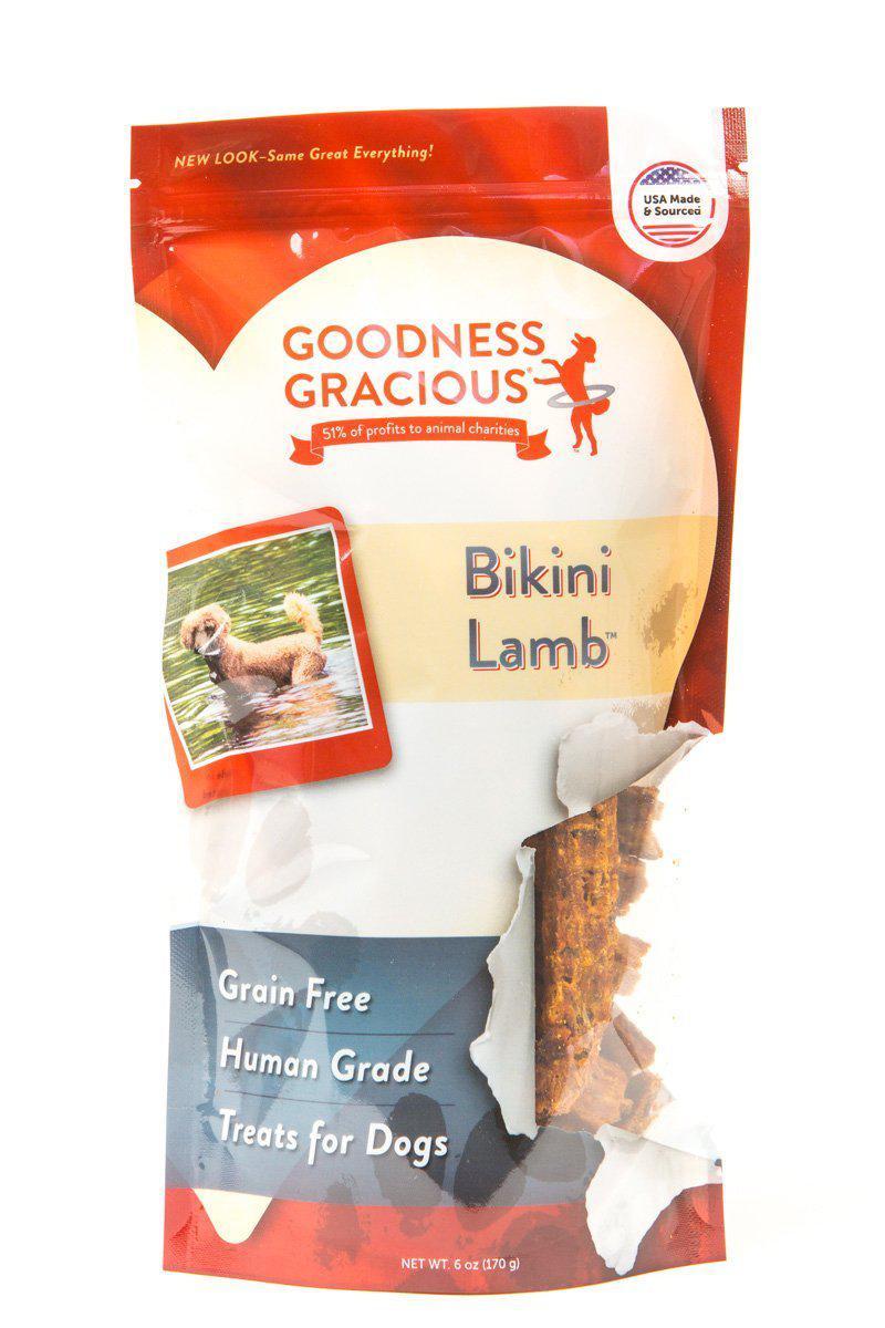 Goodness Gracious Bikini Lamb Dog Treats, 6-oz