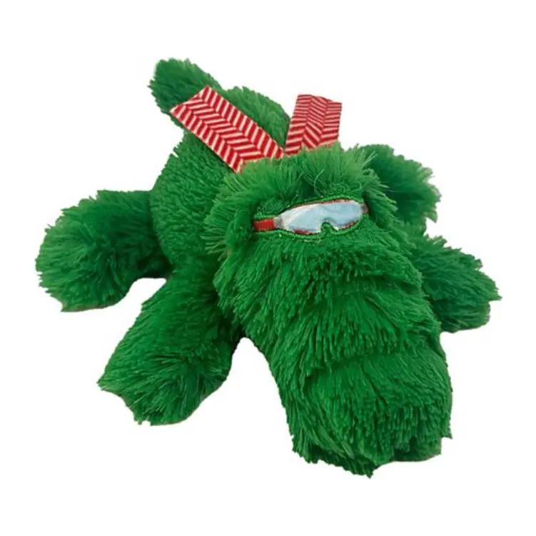 KONG Holiday Cozie Alligator Dog Toy, Small