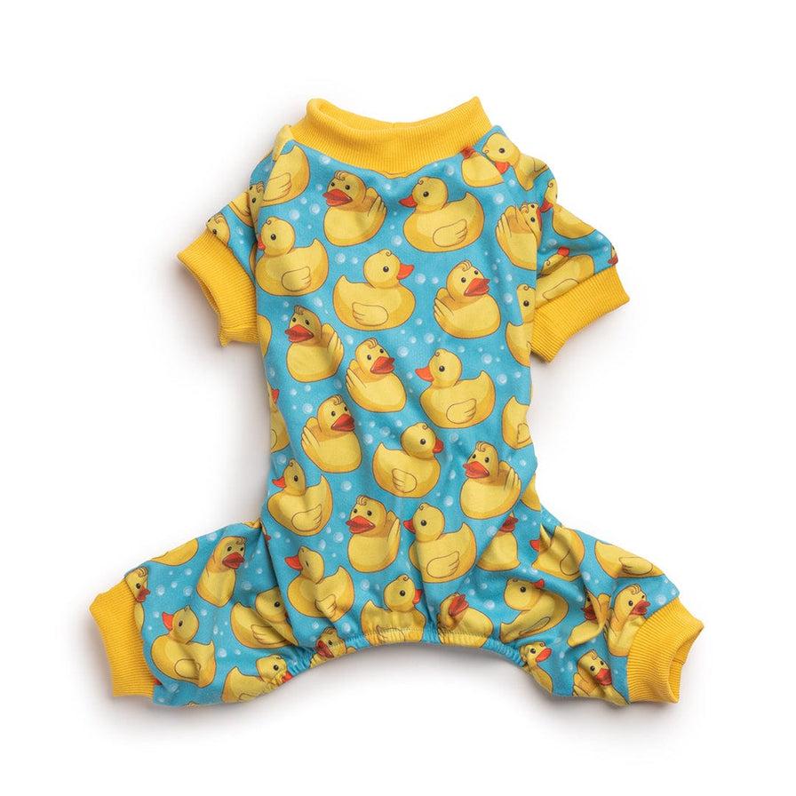 Fabdog Onesie Dog Pajama, Rubber Ducky, 24