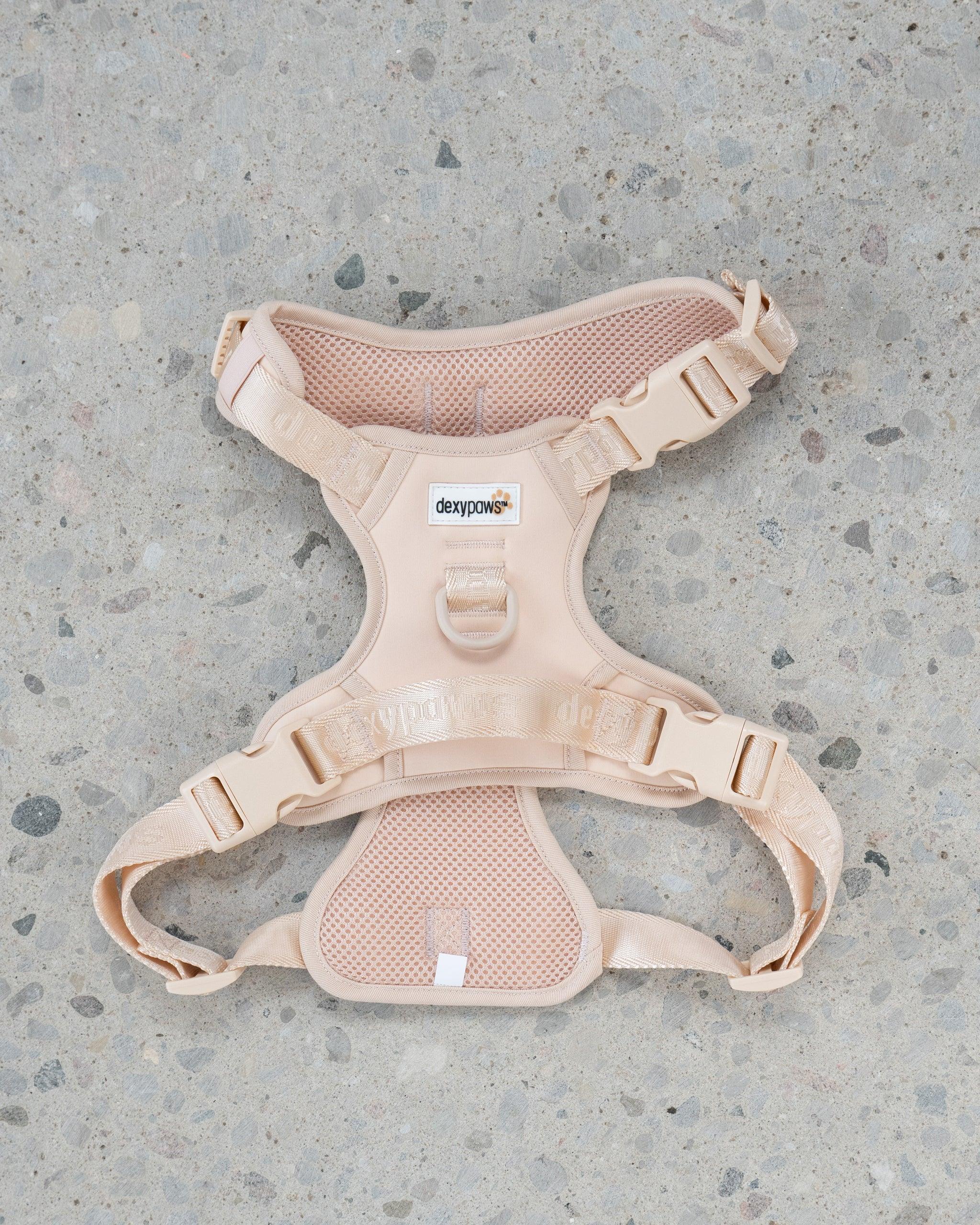 Dexypaws No-Pull Dog Harness, Beige, Large