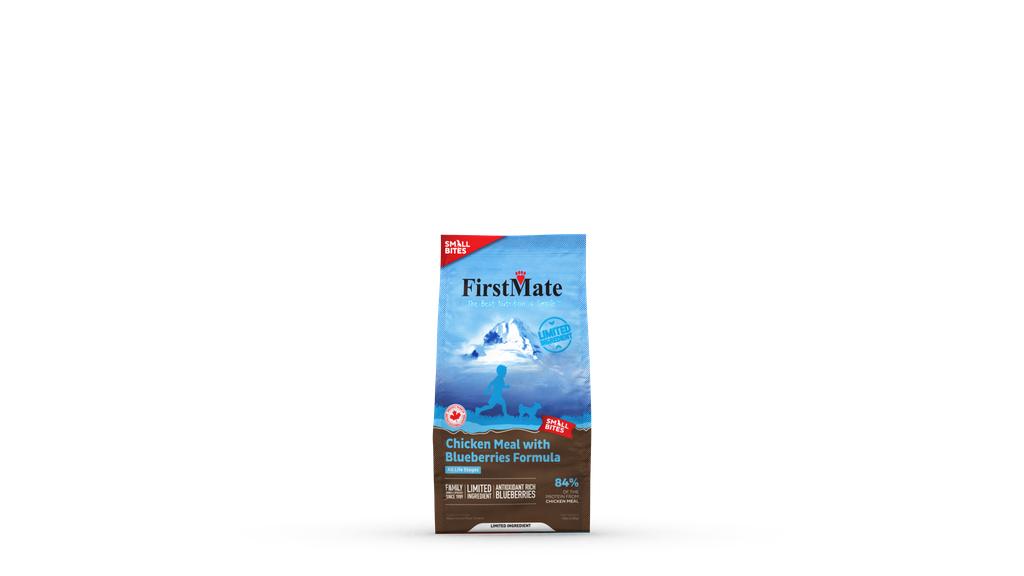 FirstMate Limited Ingredient Diet Chicken Meal with Blueberries Small Bites Grain-Free Dry Dog Food