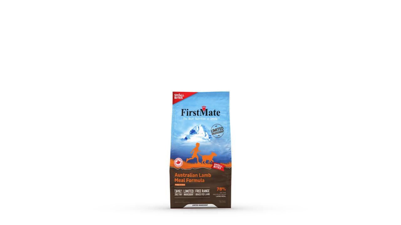 FirstMate Limited Ingredient Diet Australian Lamb Meal Small Bites Grain-Free Dry Dog Food, 4-lb