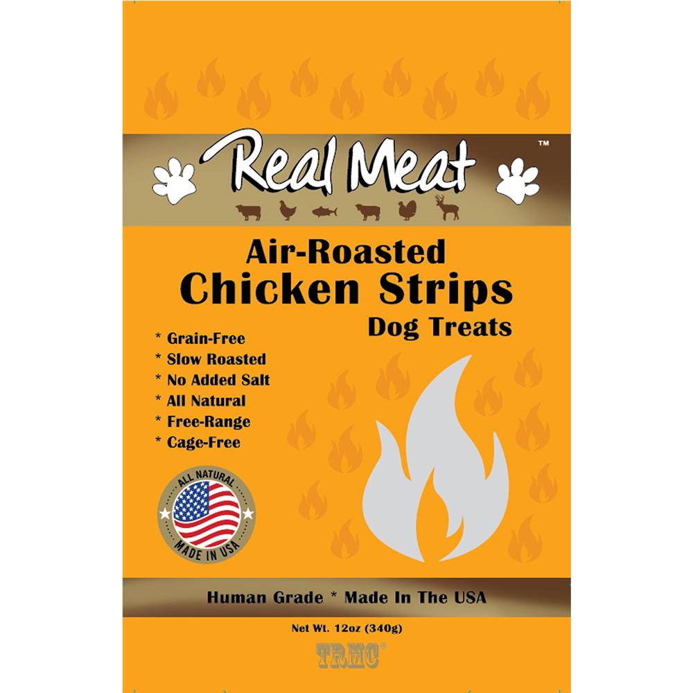 The Real Meat Company Air-Roasted Chicken Strips Dog Treats