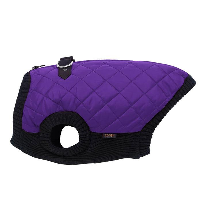 Gooby Fashion Vest Dog Jacket, Violet, Large