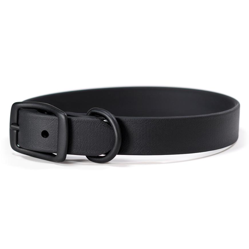 Auburn Leathercrafters Range Day Dog Collar, Stealth Black