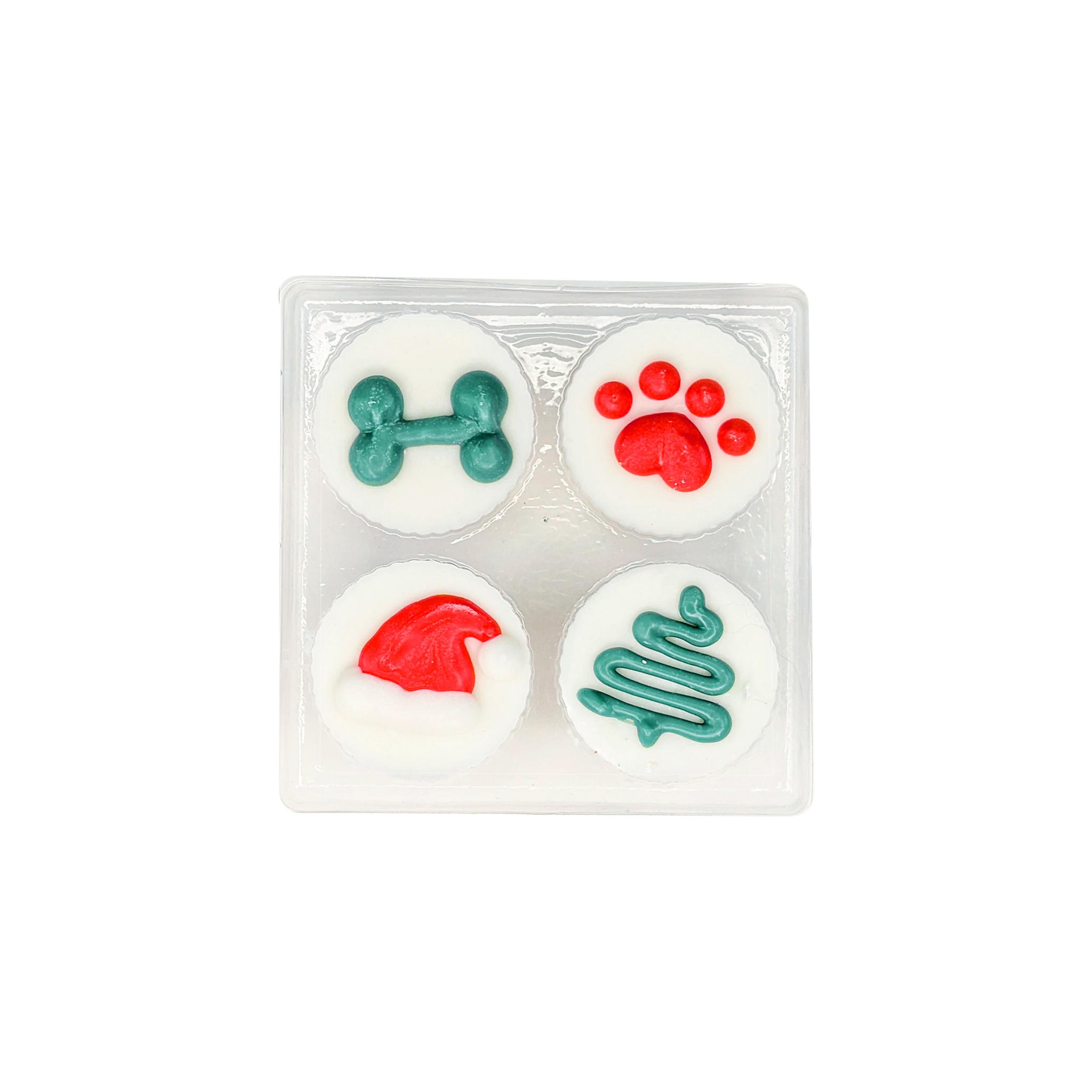 Bosco & Roxy's Christmas Flavoured Cups Cookie Dog Treats, 1-in (Size: 1-in)
