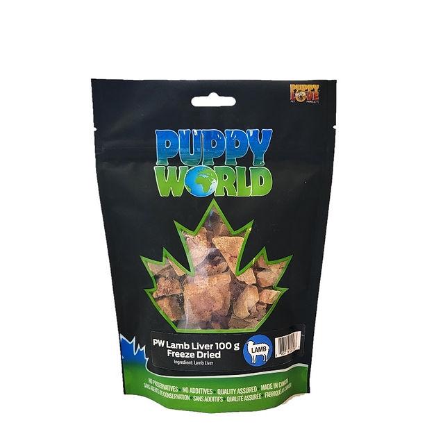 Puppy Love Puppy World Lamb Liver Freeze-Dried Dog & Cat Treats