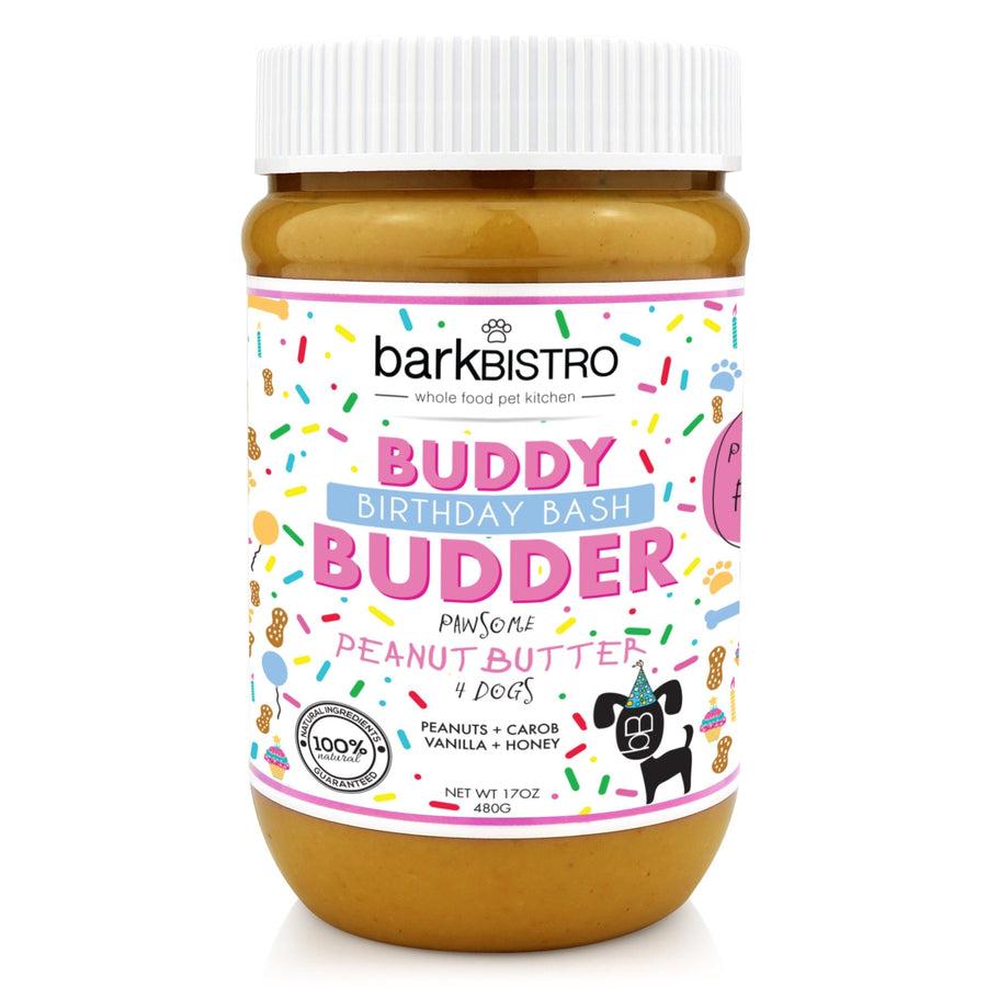 Bark Bistro Buddy Budder Birthday Bash Dog Treats, 17-oz