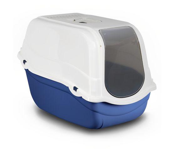 Bergamo Romeo Eco Dome Cat Litter Box, Blue Sky