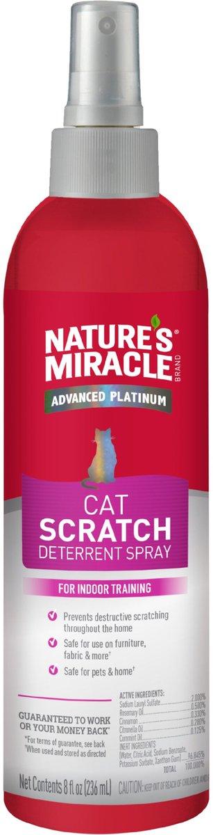 Nature's Miracle Advanced Platinum Scratch Deterrent Spray for Cats