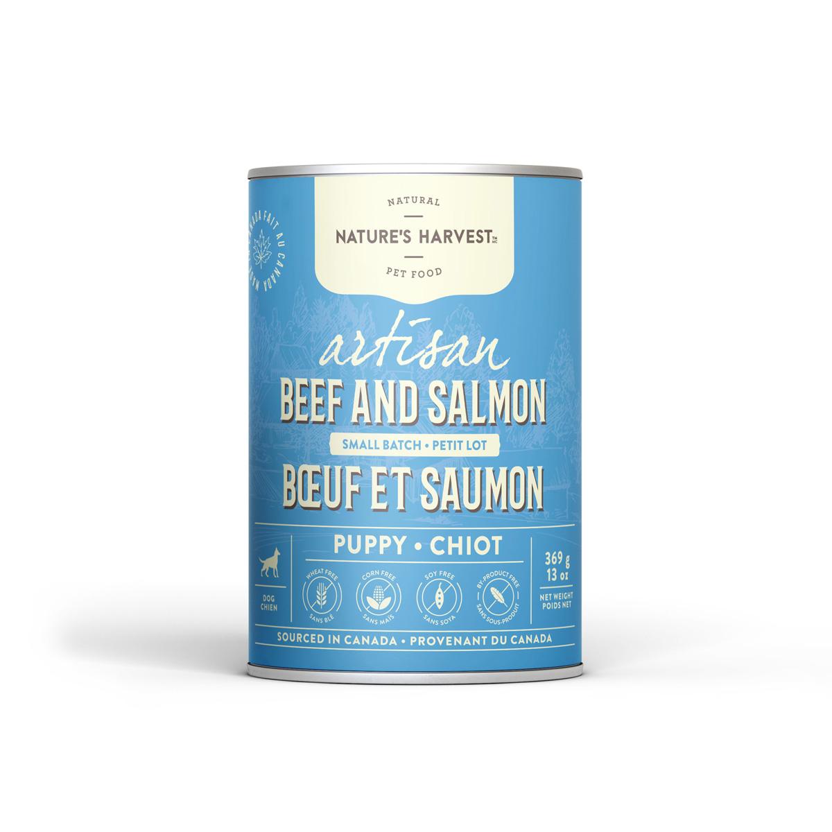Nature's Harvest Artisan Beef & Salmon Puppy Wet Dog Food