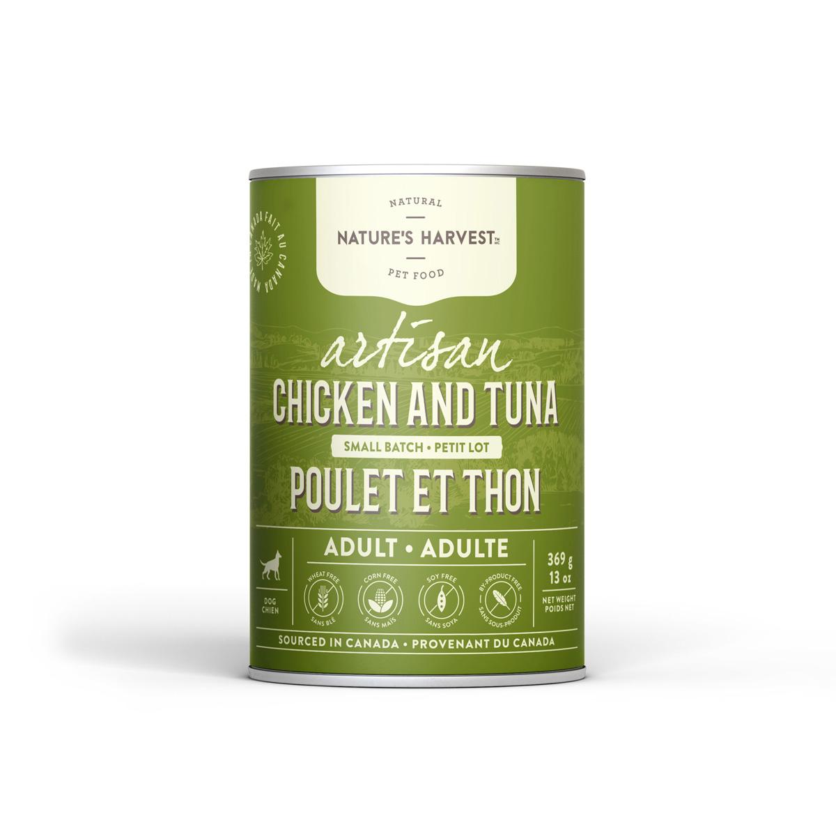 Nature's Harvest Artisan Chicken & Tuna Adult Wet Dog Food