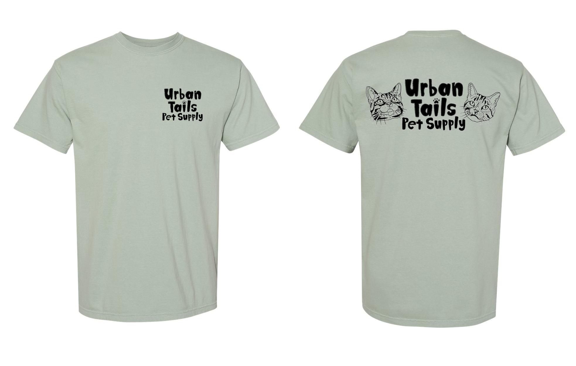 Urban Tails Shop Cat Tee, Bay, XX-Large