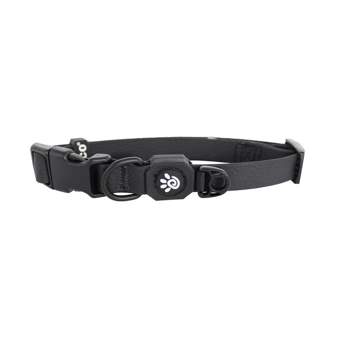 DOCO Jelly Bean Nylon Dog Collar, Black, Medium