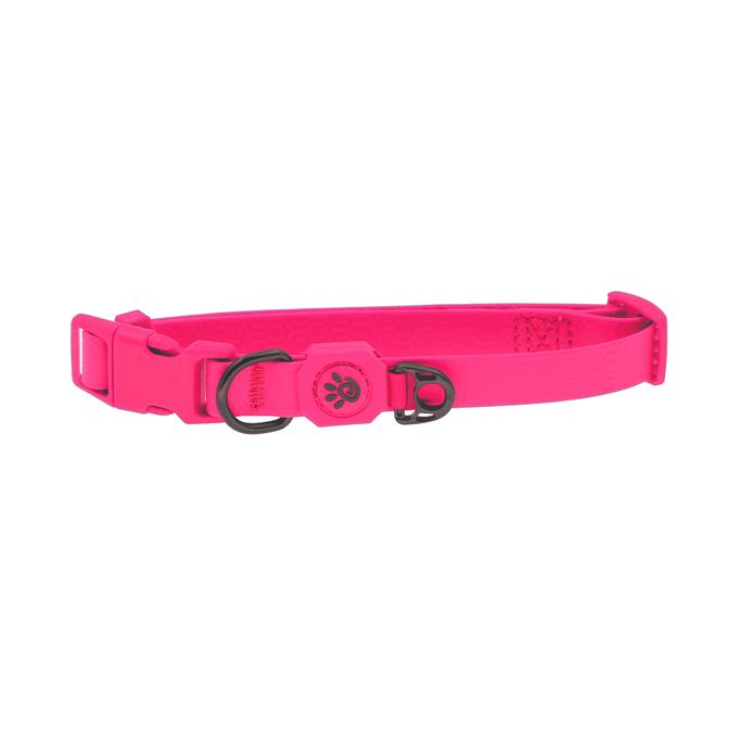 DOCO Jelly Bean Nylon Dog Collar, Pink, Small