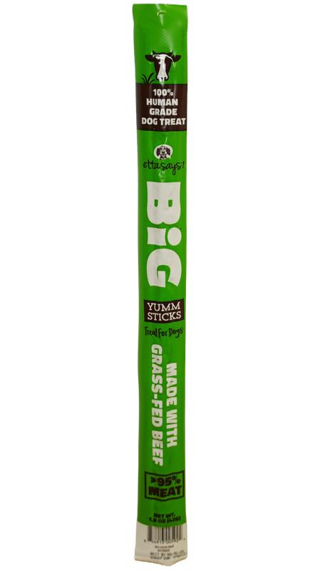 Etta Says! Big Yumm Sticks Beef Grain-Free Dog Treats, 1-count