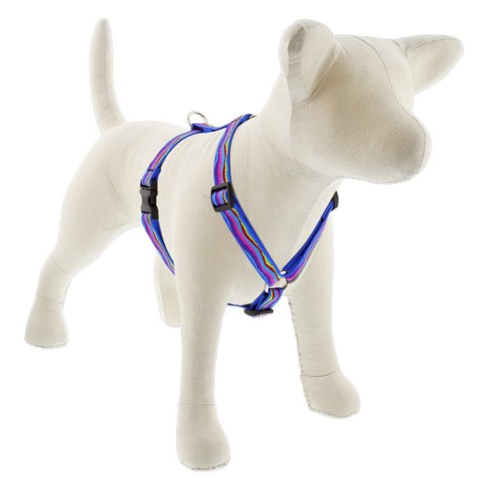 Lupine Pet Original Designs Roman Dog Harness, Ripple Creek, 3/4-in x 20-32-in
