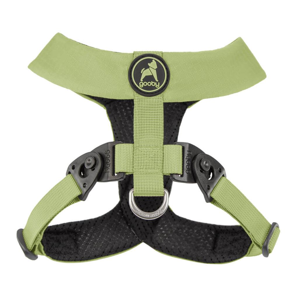 Gooby Comfort X Dual Snap Dog Harness, Green, Small