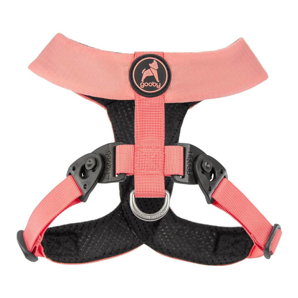 Gooby Comfort X Dual Snap Dog Harness, Pink, Medium
