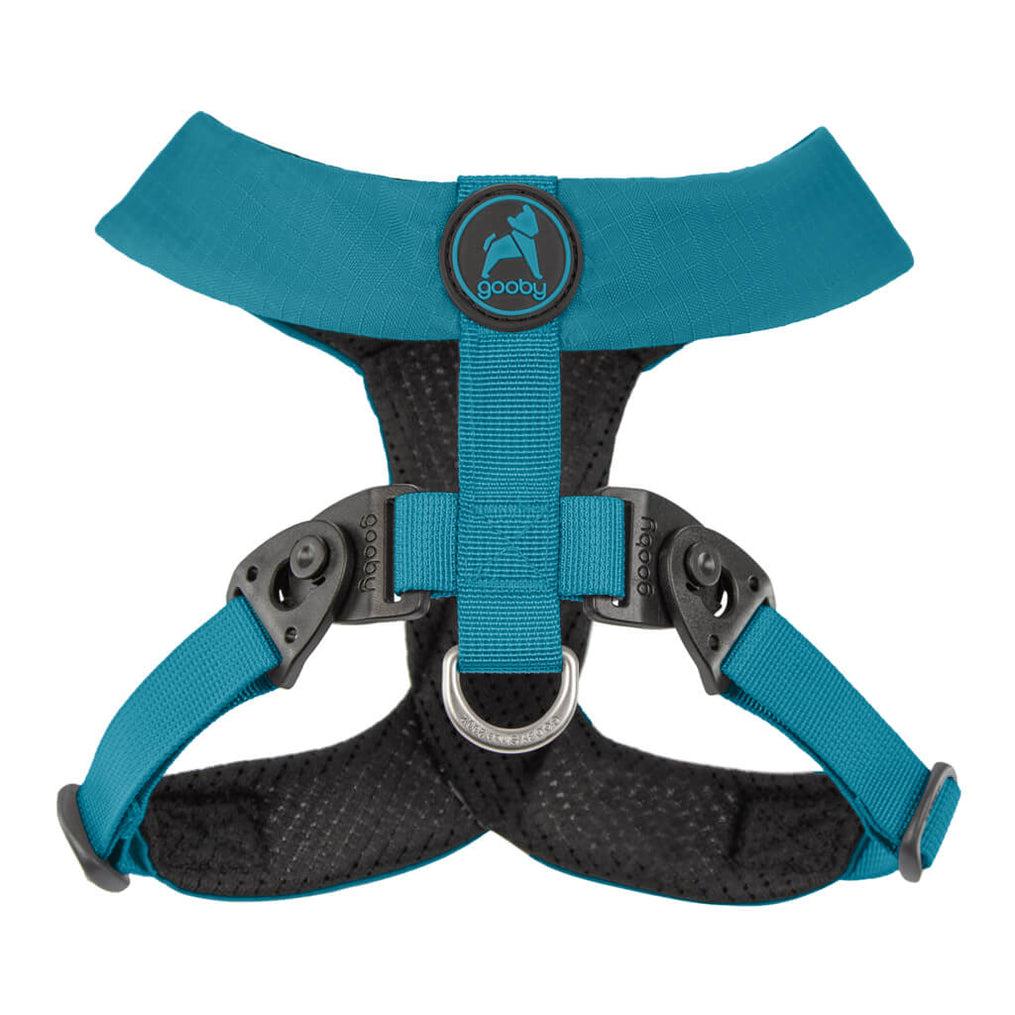 Gooby Comfort X Dual Snap Dog Harness, Turquoise