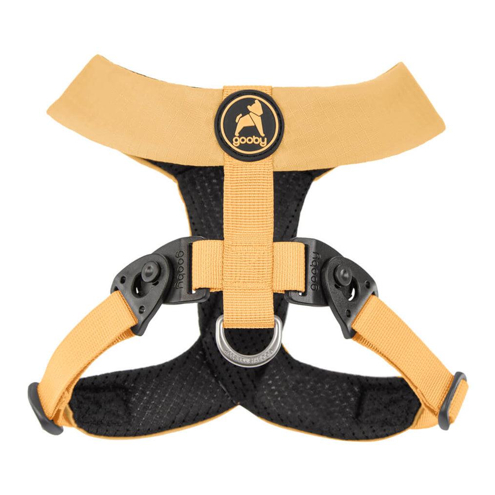 Gooby Comfort X Dual Snap Dog Harness, Yellow, Small