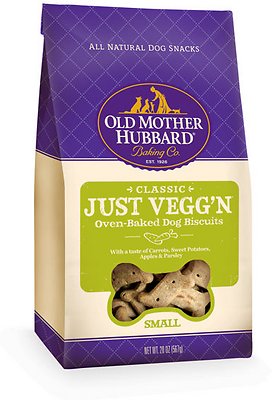 Old Mother Hubbard Classic Just Vegg'N Dog Treats, Small, 20-oz