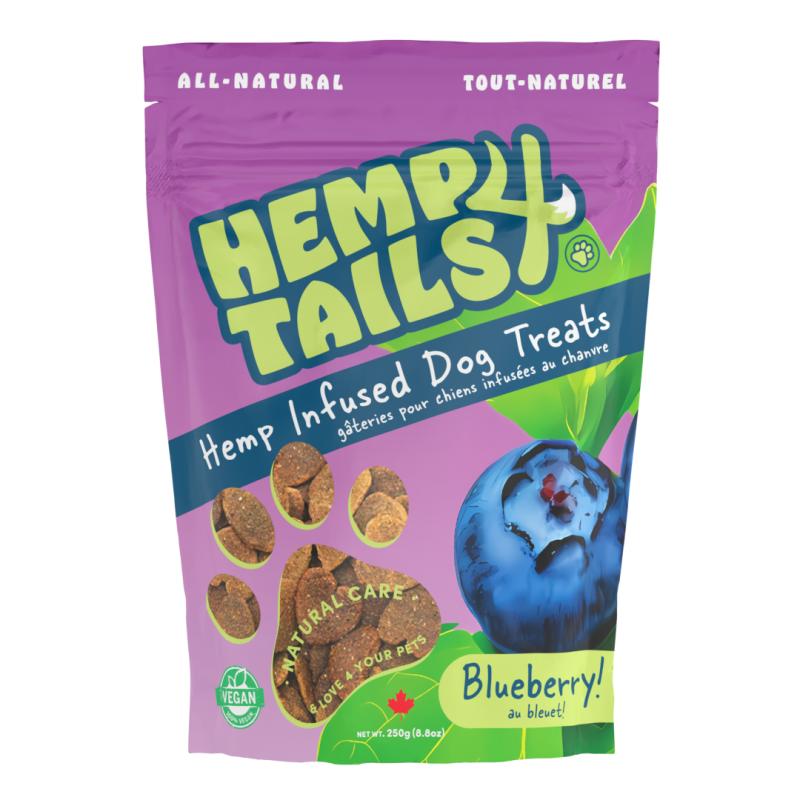 H 4 Tails Blueberry H-Infused Dog Treats, 250-gram