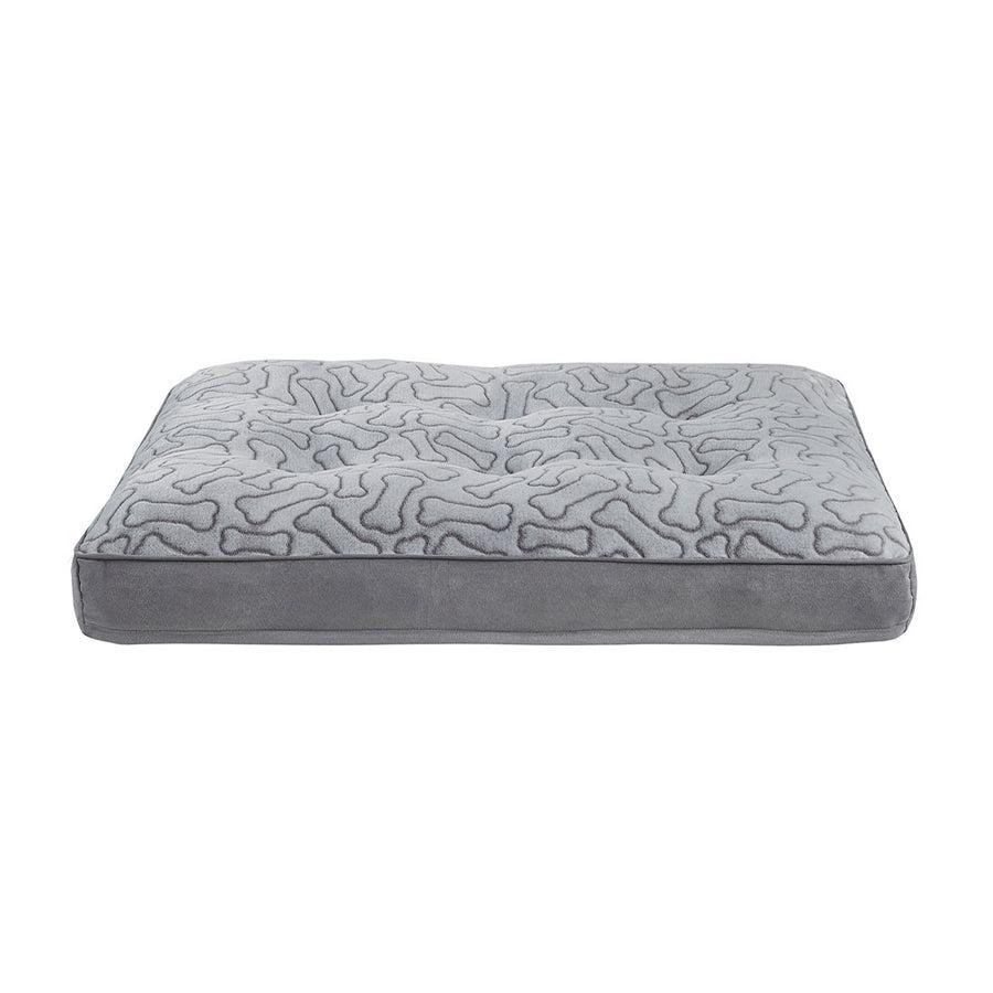 Petcrest Orthopedic Dog Bed, Gray, 40-in x 30-in